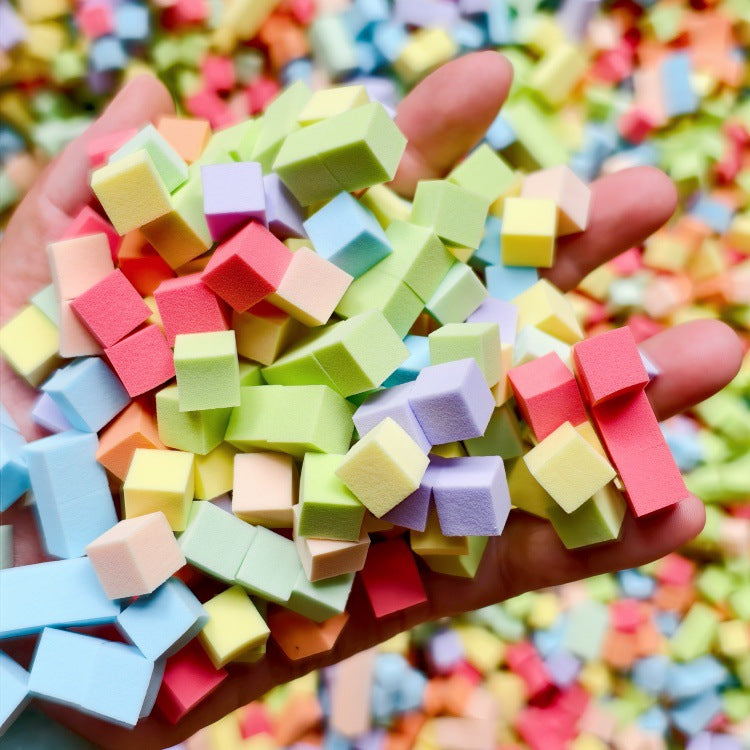 5000 Pieces of Nail Art Sponge Gel Pads, Colorful Sponge Pads, Nail Art Tools, Tofu Block Gel Pads, Gradient - image 3