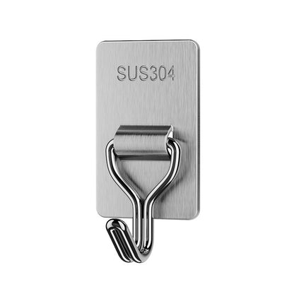 Strong Adhesive Stainless Steel Hooks for Kitchen and Bathroom, Wholesale from Supermarket, Traceless and Nail-Free Magic Sticky Hooks for Clothes - image 5