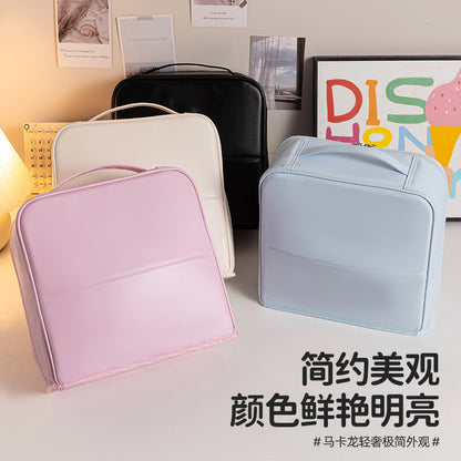 Yt Makeup Bag Can Be Hung and Detached from the Suitcase, Waterproof Leather Surface, Portable Travel Stackable Luxury Toiletry and Makeup Organizer Bag - image 2