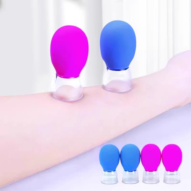 Facial cupping device for lifting and massaging the face, vacuum cup for meridian therapy, silicone vacuum cup for gua sha beauty treatment - image 2