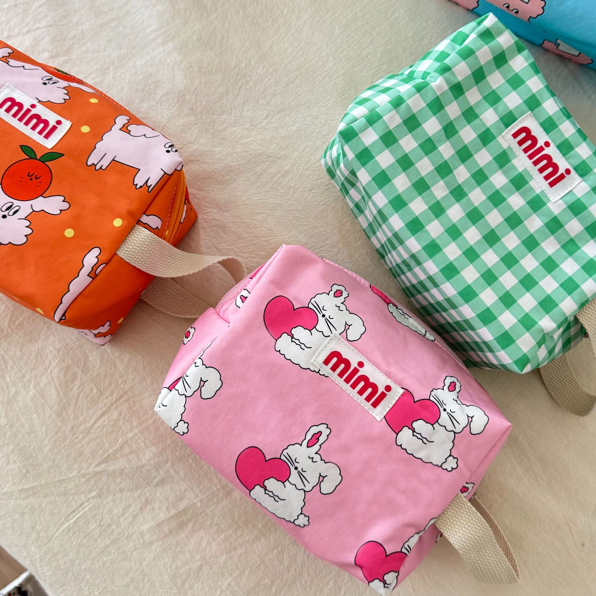 Korean Style Diaper Storage Bag, Quilted Baby Clothing Bag, Baby Bottle, Mother and Baby Stroller Hanging Bag, Cosmetic Bag - image 5