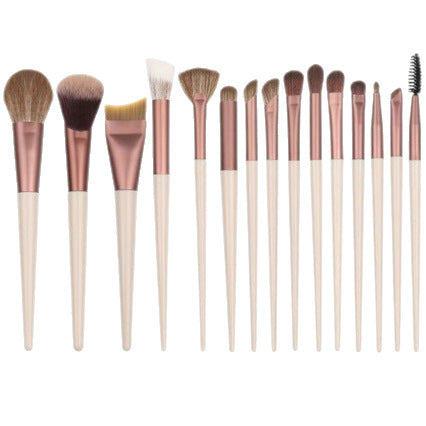 15-Piece Makeup Brush Set, Eye Shadow Brush, Eyeliner Brush, Loose Powder, Blush, Contouring, Nose Shadow, Beginner Foundation Brush - image 5