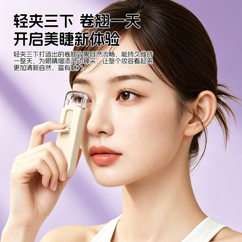 Cross-Border Electric Heated Eyelash Curler, Eyelash Curling Magic Tool, Mini Eyelash Curling Pen, Electric Heating, Rechargeable, Long-Lasting Styling - image 2
