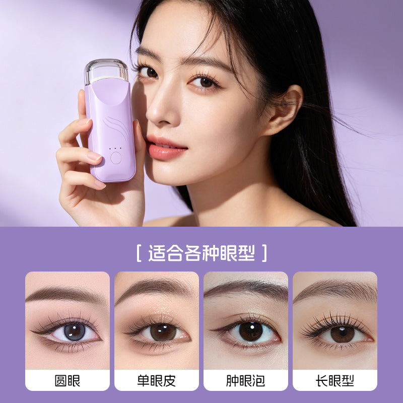 Cross-Border Electric Heated Eyelash Curler, Eyelash Curling Magic Tool, Mini Eyelash Curling Pen, Electric Heating, Rechargeable, Long-Lasting Styling - image 3