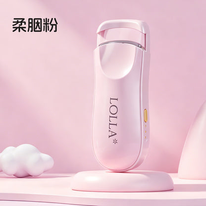 New Cross-Border Product: Mini Electric Heated Wide-Angle Eyelash Curler, Portable Home-Use Eyelash Styling Tool, Electric Eyelash Curler - image 3