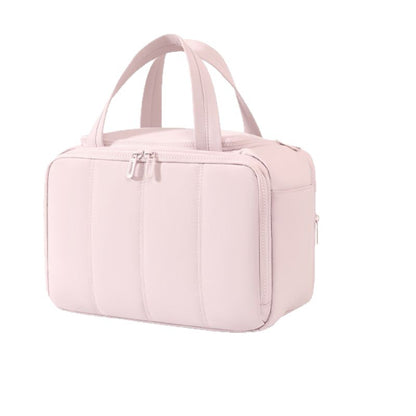 Amazon's new women's travel large-capacity makeup bag is lightweight with a large opening, quilted and fluffy storage bag - image 5