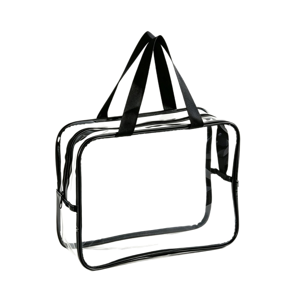 Portable transparent PVC toiletry bag, high-end large-capacity waterproof travel bag, makeup bag, toiletry storage bag - image 5