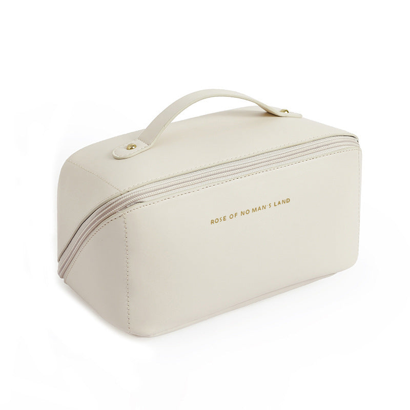 Multifunctional trendy toiletry bag, thickened PU pillow bag, portable high-value cosmetic bag for travel, hand-held storage bag - image 1