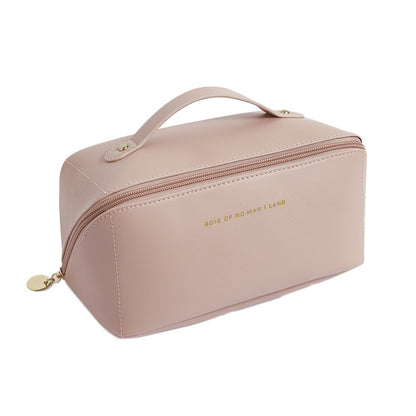 Multifunctional trendy toiletry bag, thickened PU pillow bag, portable high-value cosmetic bag for travel, hand-held storage bag - image 3