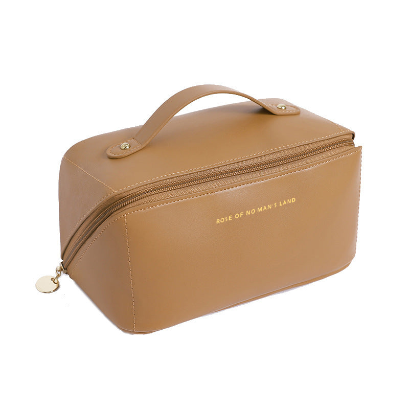 Multifunctional trendy toiletry bag, thickened PU pillow bag, portable high-value cosmetic bag for travel, hand-held storage bag - image 4