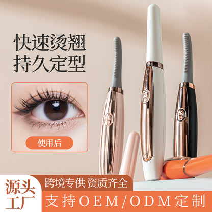 New electric eyelash curler, electric heated eyelash curler, rechargeable, long-lasting styling, portable electric heated eyelash curler - image 1