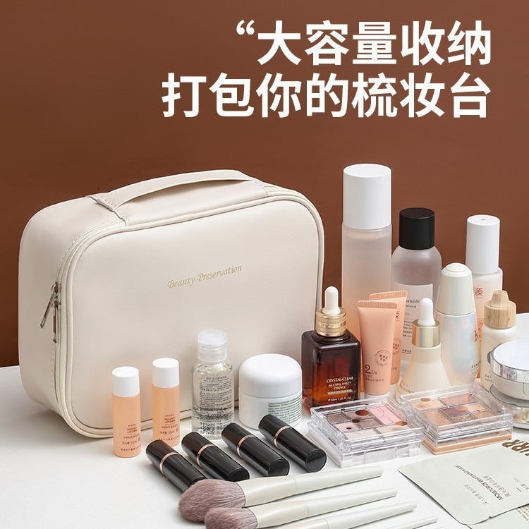 Cross-border New Model: Freely Divided Makeup Bag, Large Capacity, Portable Travel Toiletry and Makeup Bag - image 2