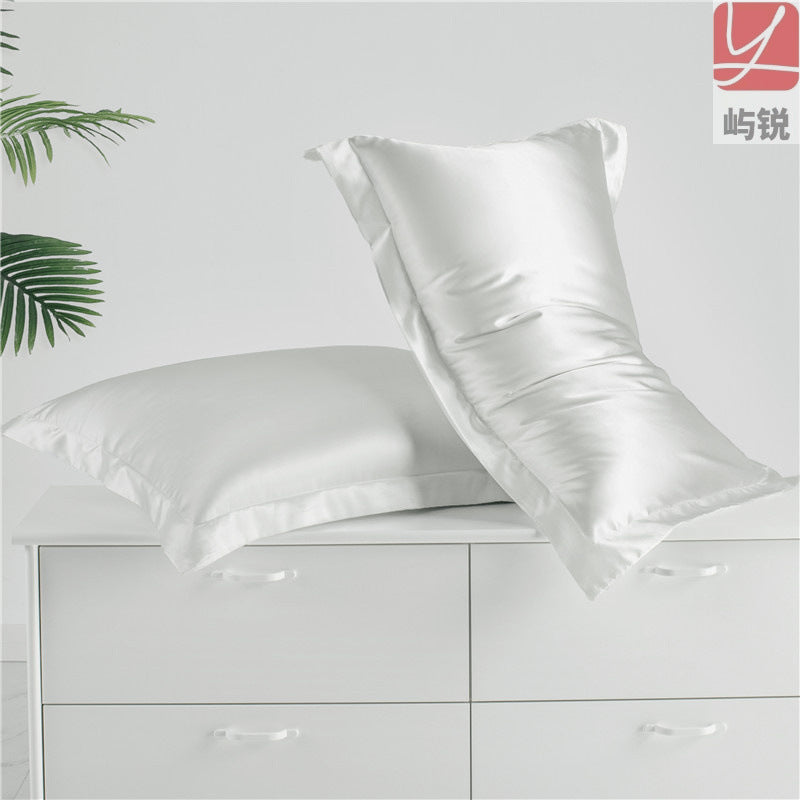 Summer beauty silk pillowcase, ice silk pillowcase, silk satin single-person silk pillowcase, pillow cover 48*7 Yurui - image 2