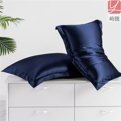 Summer beauty silk pillowcase, ice silk pillowcase, silk satin single-person silk pillowcase, pillow cover 48*7 Yurui - image 3
