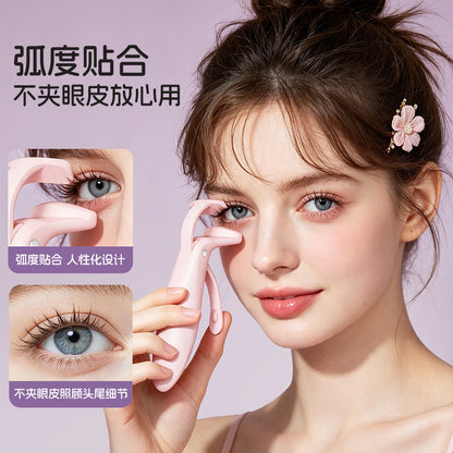 Cross-border rechargeable eyelash curler, electric eyelash curler, ultra-wide angle, does not pinch eyelids, portable electric heated eyelash curler - image 2