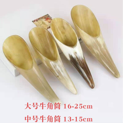 Natural genuine ox horn gua sha tool for back massage, facial beauty, and general body acupoint stimulation - image 3
