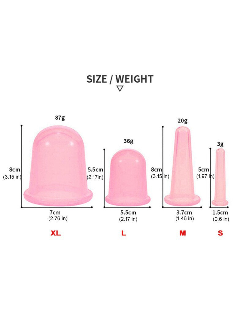 Private label cross-border silicone cupping device, food-grade moisture-absorbing cup, cupping therapy facial beauty and health care set, massage cup - image 2