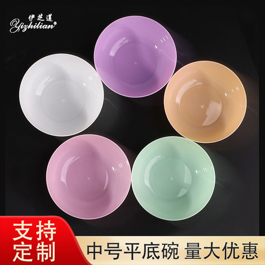 Medium-sized flat-bottomed mask bowl for DIY homemade face masks, made of PP material, specialized tool for beauty salons, wholesale from manufacturer - image 1