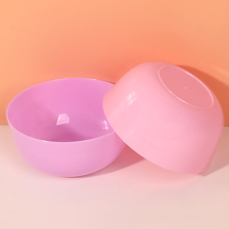 Medium-sized flat-bottomed mask bowl for DIY homemade face masks, made of PP material, specialized tool for beauty salons, wholesale from manufacturer - image 3