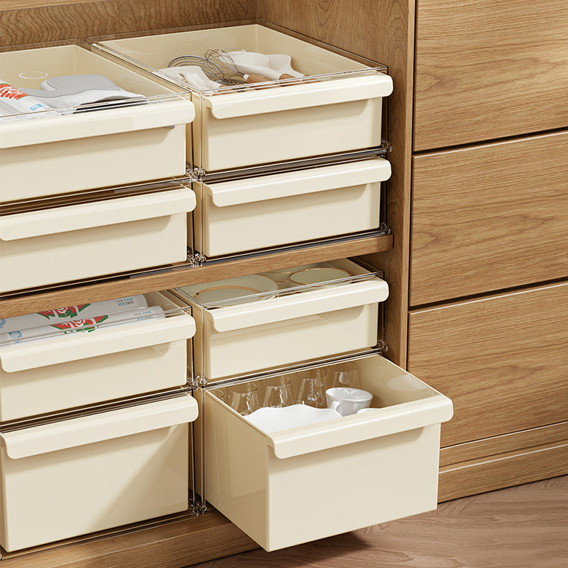 Transparent Drawer-Style Cosmetic Storage Box, Card Cabinet Storage Box, Wardrobe Underwear Storage Drawer-Style Storage Box - image 1