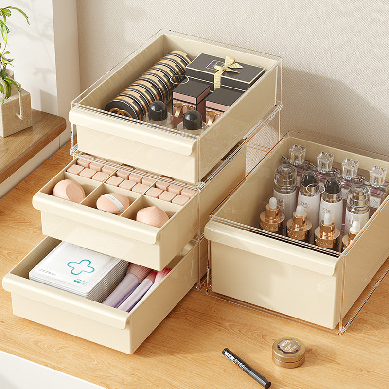 Transparent Drawer-Style Cosmetic Storage Box, Card Cabinet Storage Box, Wardrobe Underwear Storage Drawer-Style Storage Box - image 2