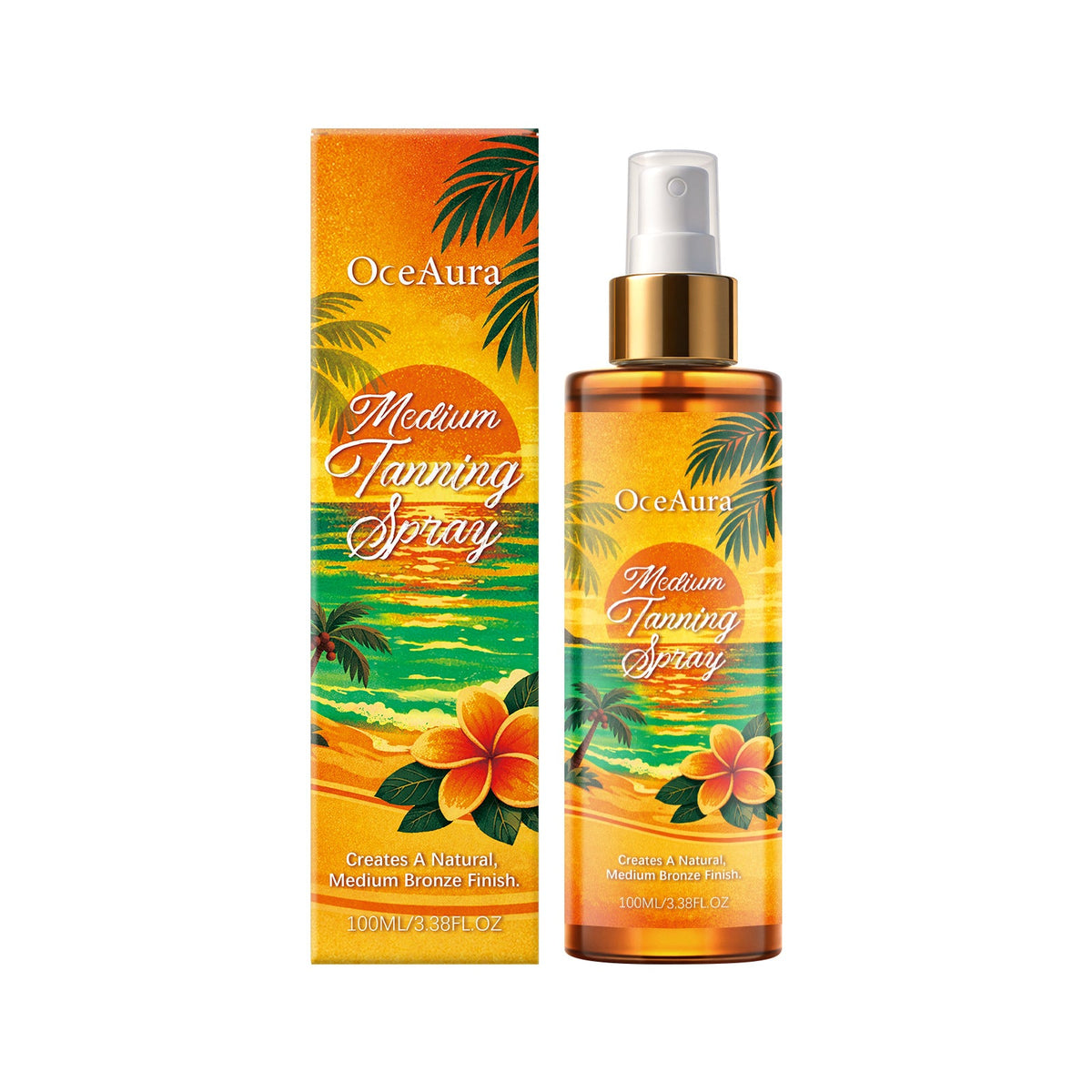 Even-toning Darkening Spray for Summer Outdoor Use to Enhance