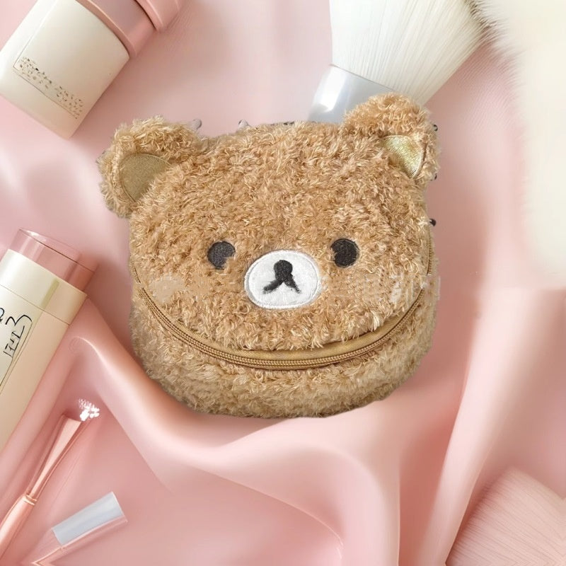 Cartoon Cute and Adorable Lambswool Easy Bear Head Oval 3d