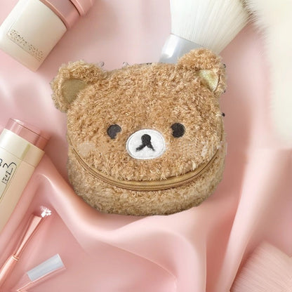 Cartoon Cute and Adorable Lambswool Easy Bear Head Oval 3d