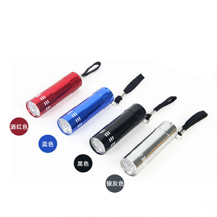 Ultraviolet nine-lamp banknote-checking flashlight 9LED purple nail art UV curing fluorescent agent detection and identification of Wood's lamp - image 4