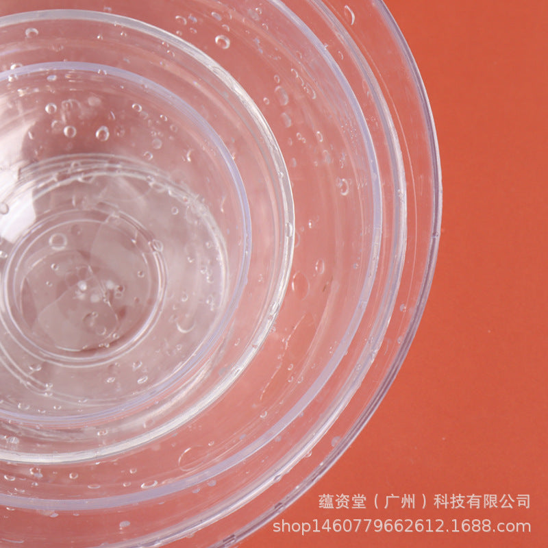 Factory wholesale thick wear-resistant acrylic beauty bowl No. 1 diameter 6cm film Bowl set transparent mask Bowl - image 4