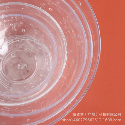 Factory wholesale thick wear-resistant acrylic beauty bowl No. 1 diameter 6cm film Bowl set transparent mask Bowl - image 4