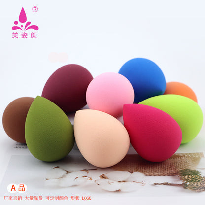 Makeup Sponge, Water Drop-Shaped Puff, Non-Latex, Beveled Edge Makeup Sponge, Does Not Absorb Powder, Soft Beauty Sponge, Exclusively for Cross-Border Export - image 1