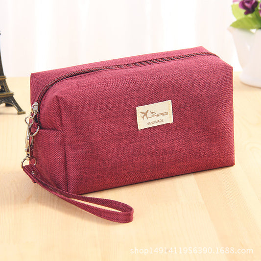 Factory wholesale cosmetic bag large capacity Korean portable travel storage bag waterproof gift wash bag can be printed logo - image 1