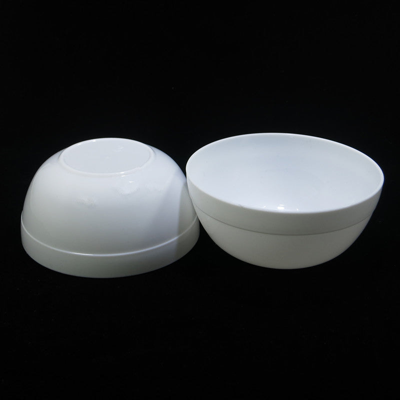 PP white mask bowl stick set DIY beauty adjustment film tool diameter 9cm can be added LOGO - image 4