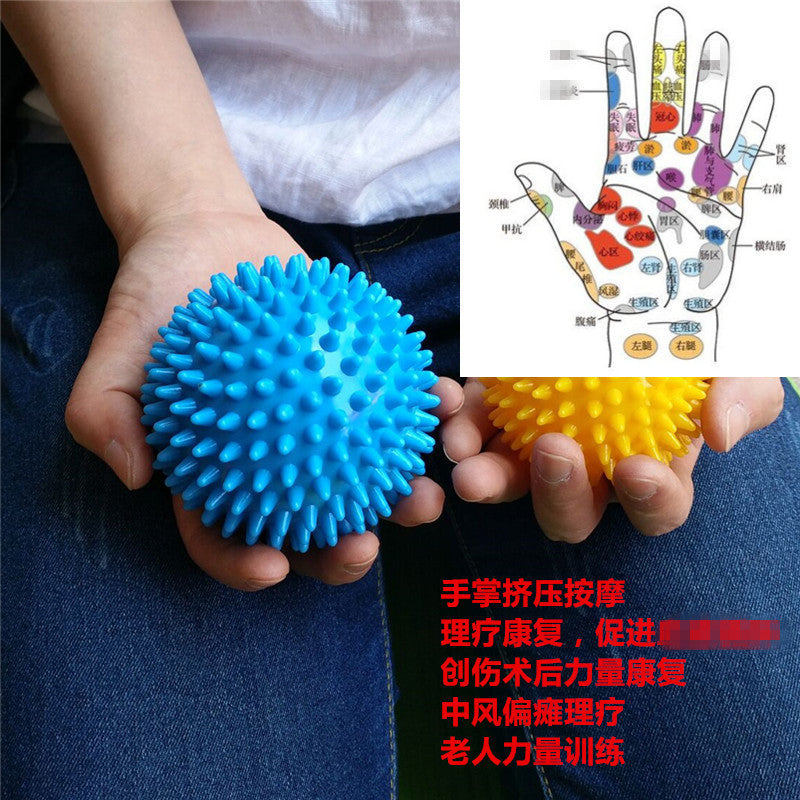 7.5cm9.5cmPVC pricking ball massage acupoint grip ball pointed nail fascia yoga ball fitness ball hedgehog ball - image 3