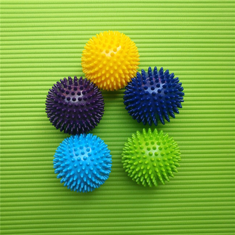 7.5cm9.5cmPVC pricking ball massage acupoint grip ball pointed nail fascia yoga ball fitness ball hedgehog ball - image 5
