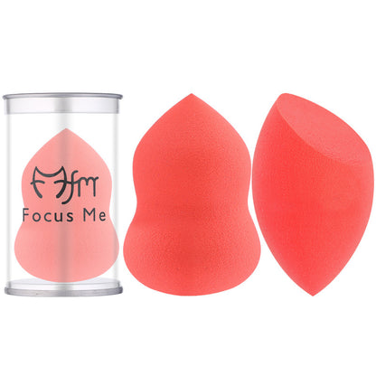 Beauty makeup eggs do not eat powder dry and wet dual-use beauty makeup eggs wholesale independent packaging gourd drops oblique cut powder puff makeup eggs - image 5