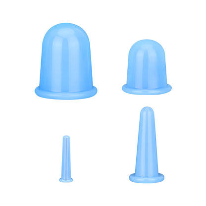 Silicone cupping household moisture-absorbing cupping device beauty vacuum press massage Cup spot wholesale silicone cupping device - image 4
