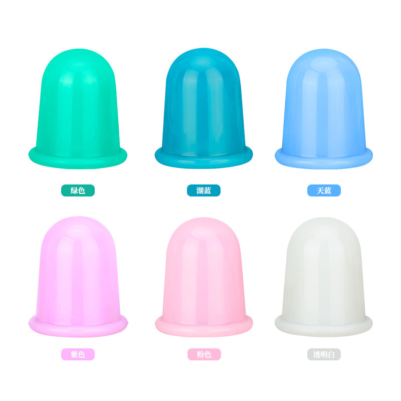 Silicone cupping household moisture-absorbing cupping device beauty vacuum press massage Cup spot wholesale silicone cupping device - image 5