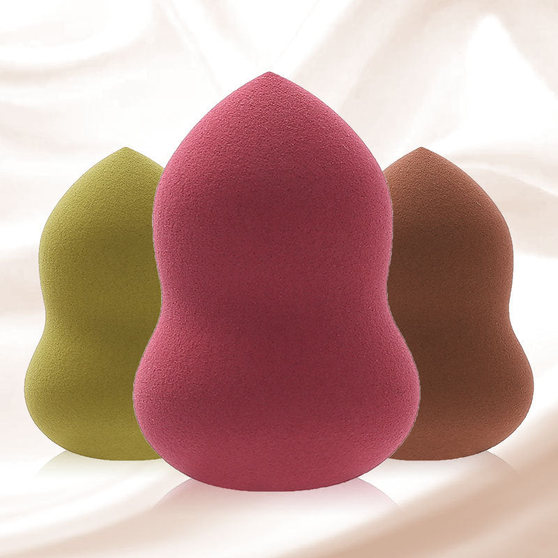 Beauty makeup egg super soft not easy to eat powder gourd water droplets oblique cut mixed random beauty makeup egg/powder puff makeup egg wholesale - image 3
