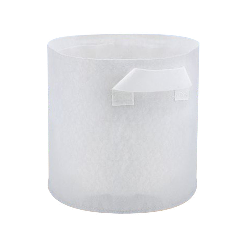 Non-woven planting bag thickened round white tree planting bag seedling bag breathable durable beauty planting bag nutrition bag wholesale - image 5