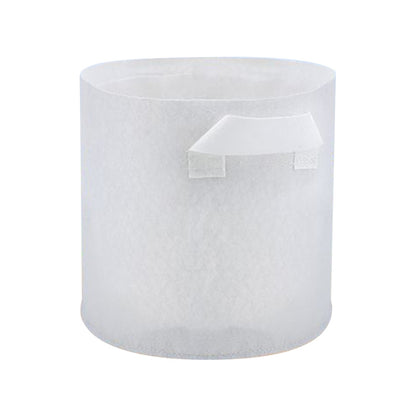 Non-woven planting bag thickened round white tree planting bag seedling bag breathable durable beauty planting bag nutrition bag wholesale - image 5