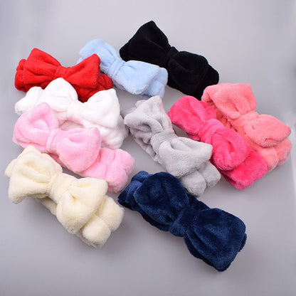 Cross-Border Face Wash Headband European and American Women's Wash and Apply Facial Mask Headband Makeup Beauty Headband Cute Headwear Women's Wholesale - image 1