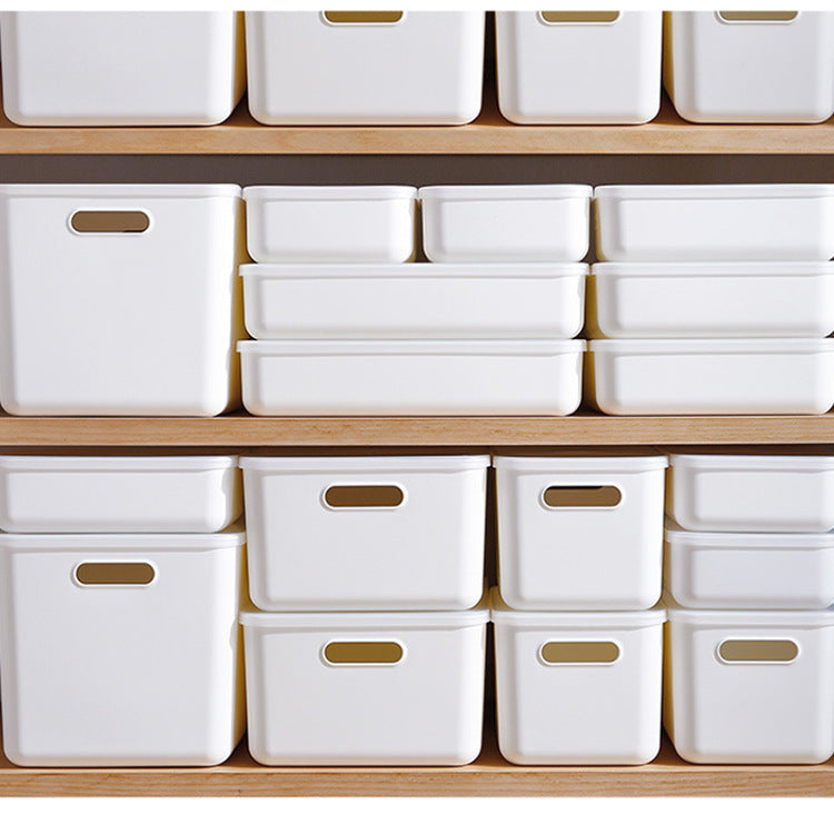 Desktop Storage Box Bathroom Kitchen Storage Basket Plastic Snacks and Sundries Storage Box Internet Celebre Cosmetic Fit Box - image 1