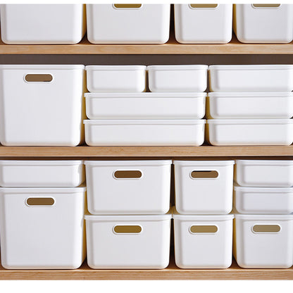 Desktop Storage Box Bathroom Kitchen Storage Basket Plastic Snacks and Sundries Storage Box Internet Celebre Cosmetic Fit Box - image 1
