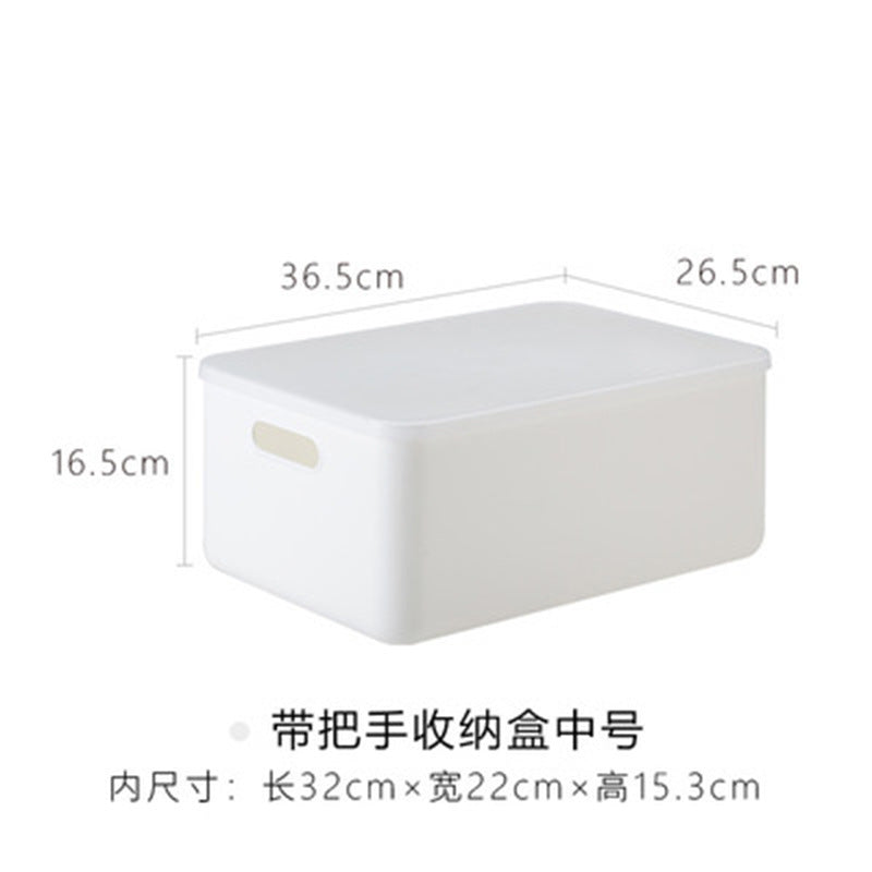 Desktop Storage Box Bathroom Kitchen Storage Basket Plastic Snacks and Sundries Storage Box Internet Celebre Cosmetic Fit Box - image 4