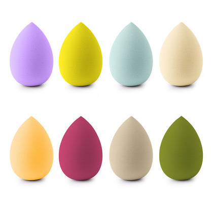 Super Soft Makeup Sponge, Water Drop Gourd-Shaped, Angled Cut Sponge, Dual-Use for Dry and Wet, Colorful, Non-Powder-Absorbing Makeup Tool - image 1