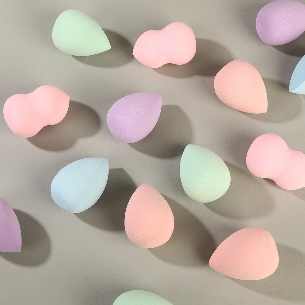 Super Soft Makeup Sponge, Water Drop Gourd-Shaped, Angled Cut Sponge, Dual-Use for Dry and Wet, Colorful, Non-Powder-Absorbing Makeup Tool - image 2