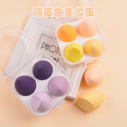 Super Soft Makeup Sponge, Water Drop Gourd-Shaped, Angled Cut Sponge, Dual-Use for Dry and Wet, Colorful, Non-Powder-Absorbing Makeup Tool - image 4