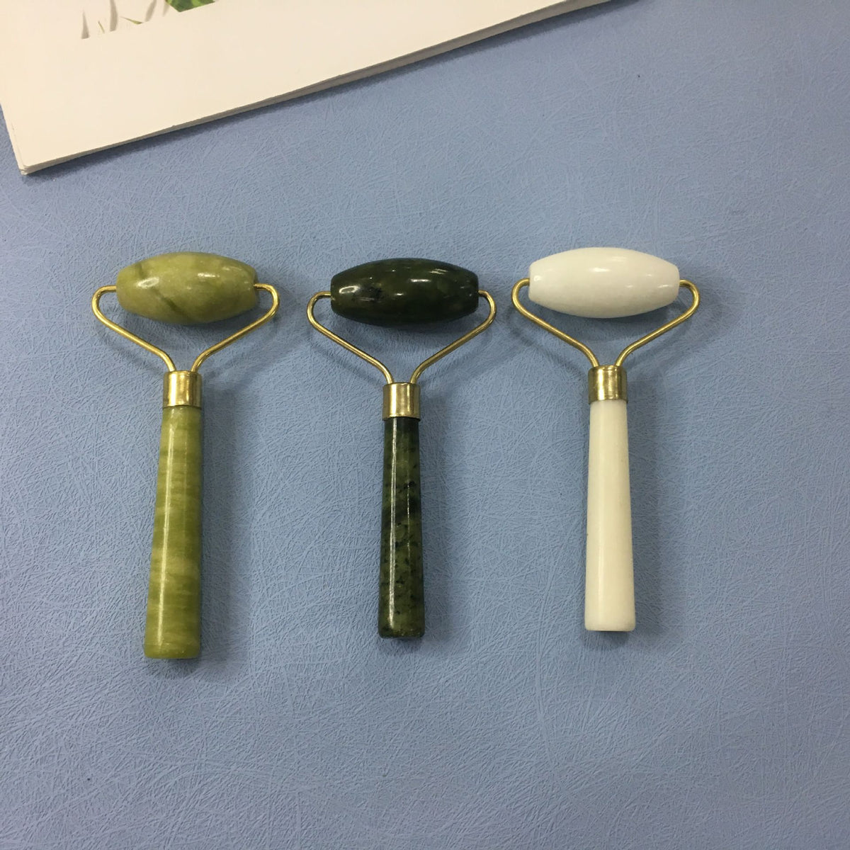 Wholesale natural jade beauty container double head roller jade roller facial massage beauty container jade wholesale - image 4